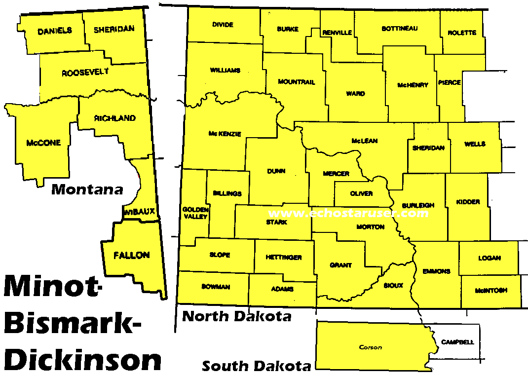 Minot / Bismark / Dickinson, North Dakota